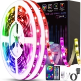 Tenmiro Music Sync Color Changing LED Strip Lights 100ft $14.99