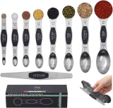 Tibroni Magnetic Measuring Spoons Set, 9-Pieces $8.99