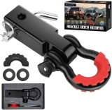 Ticonn Shackle Hitch Receiver with D Ring Shackle $17.99