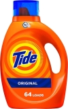 Tide Liquid Laundry Detergent Soap HE Original Scent 64 Loads $12.32