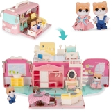 BCP Camper Van Playset Pretend Play Dollhouse w/Tiny Critters $19.99