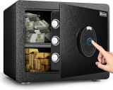 Adimo 1.2 Cu ft Biometric Fingerprint Cabinet Safe w/Touchscreen $200.99