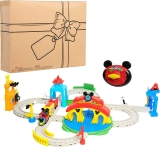 Disney Junior Mickey Mouse Around Town Track Set w/Toy Train 35pc $22.08