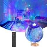 Trysomdio Galaxy Projector, 5.9-in Moon Lamp with Stand $14.89