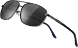 UNGAIT Mens Square Sunglasses Polarized UV400 Protection $7.99