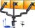 ErGear Triple Monitor Mount Stand w/USB Ports Fits 27-in Screens $64.99