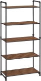 VASAGLE 5-Tier Storage Rack Bathroom Shelves $39.59