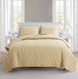 VCNY Shore Seashell Coastal Microfiber Pinsonic 3pc Quilt Set, Queen $25.75