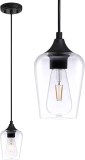 VONLUCE Black Pendant Light for Kitchen Island $10.99