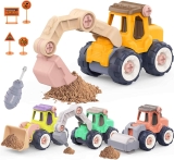 Vcent Toy 8 Pack STEM Construction Truck Toys $8.00