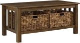 Walker Edison Alayna Mission Style Two Tier Coffee Table $109.00