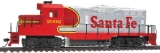 Walthers Trainline EMD HO Scale GP9M Ready-to-Run Sante Fe $61.70