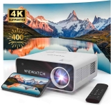 Wewatch V51P 4K 400 ANSI 18500Lm Projector w/WiFi & Bluetooth $145.99