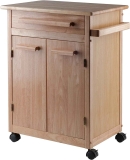 Winsome Wood Single Drawer Kitchen Cabinet Storage Cart $102.50