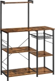 VASAGLE Baker’s Rack, Microwave Stand w/Wire Basket $75.99