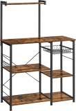 VASAGLE Baker’s Rack, Microwave Stand w/Wire Basket $75.99