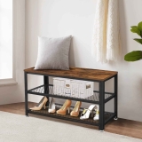 Wonder Comfort Bench Industrial Shoes Rack $29.99