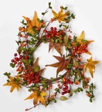 Worth Imports 6.5-inch Fall Berry & Leaf Candle Ring $13.38
