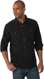 Wrangler Men’s Iconic Denim Regular Fit Snap Shirt $10.00