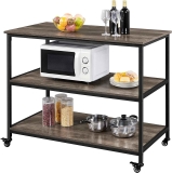 Yaheetech Kitchen Island Cart on Wheels $74.99