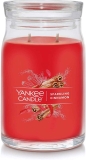 Yankee Candle Sparkling Cinnamon Scented Signature 20oz Large Jar $12.39
