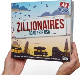 Zillionaires Road Trip USA: Family Board Game for Kids and Adults $8.49