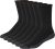 Hanes Men’s Max Cushioned Crew Socks 6-Pack