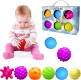Rohsce Baby Sensory Balls 6-Pack