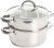 Oster Sangerfield 3-Quart Stainless Steel Dutch Oven with Steamer Basket