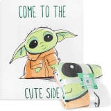 Disney Baby Yoda Throw Blanket Soft Fleece Blanket
