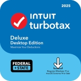 TurboTax Deluxe 2025 Federal & State Tax Software PC/Mac