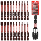 21-Piece 2.5″ Hex Head Allen Wrench Drill Bit Set