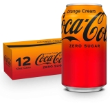 Coca-Cola Zero Sugar Orange Cream Soda 12-Pack