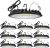 155W UFO LED High Bay Light 10-Pack