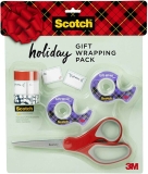Scotch Holiday Gift Wrapping Pack