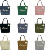Personalized Corduroy Tote Bag for Women