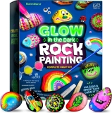 Dan & Darci Glow in the Dark Rock Painting Complete Craft Kit