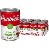 Campbell’s 98% Fat Free Cream of Mushroom Condensed Soup 12-Pack