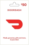 $50 DoorDash Physical Gift Card