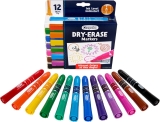 Crayola Take Note 12-Count Dry Erase Markers