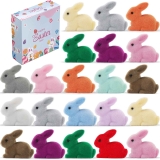 Trivolusia 28-Piece Easter Bunny Figurine Set