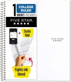 Five Star 1-Subject Spiral Notebook