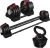 Yaheetech 3-in-1 40lbs Adjustable Dumbbell Set