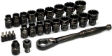 GearWrench 25-Piece 3/8″ Drive Pass Through Ratchet and Socket Set