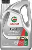 Castrol GTX Full Synthetic 5W-20 Motor Oil 5-Quart Bottle
