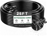 Blackcow 25-Foot Outdoor Power Extension Cord