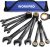 WorkPro 9-Piece Anti-Slip Ratcheting Combination Wrench Set