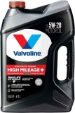 Valvoline Synthetic Blend High Mileage Plus 5W-20 Motor Oil 5-Quart Bottle