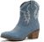 Globalwin Women’s Denim Western Cowboy Mid-Calf Boots