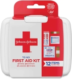 Johnson & Johnson First Aid to Go Portable Mini Travel Kit